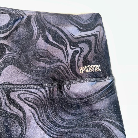 PINK Ultimate Marble Mesh Shine Leggings! - Picture 3 of 6
